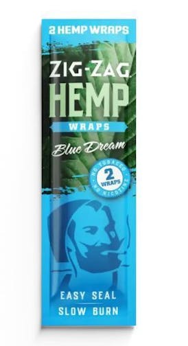 Zig Zag Hemp Wraps Blue Dream