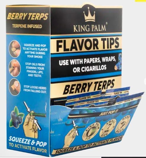 King Palm Berry Flavored Terp Filters