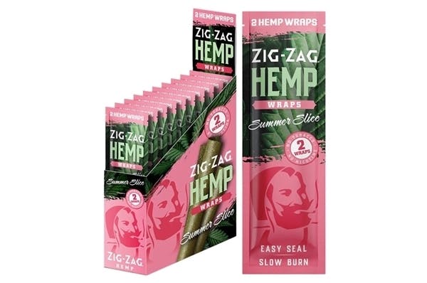 Zig Zag Hemp Wraps Summer Slice 2 Pack