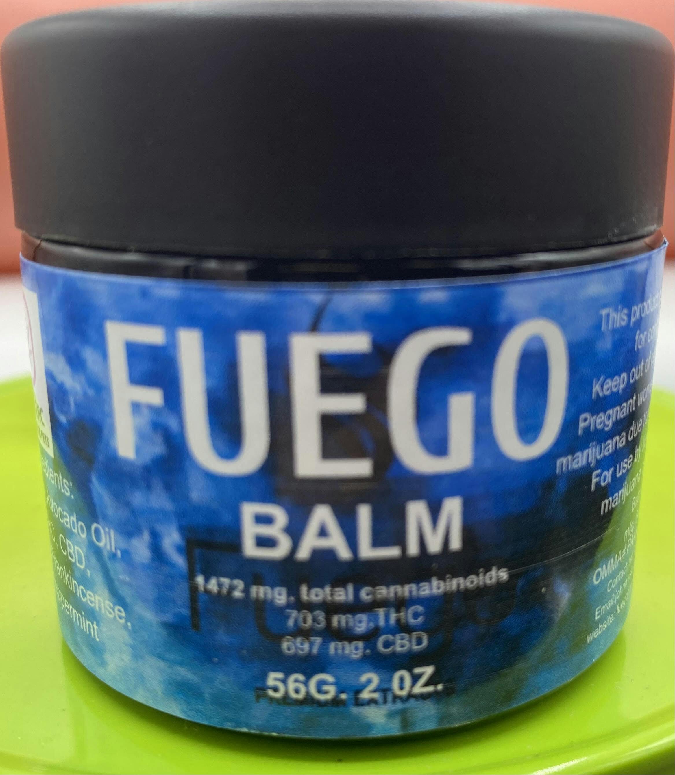 Fuego Pain Balm THC:CBD 2 Ounces