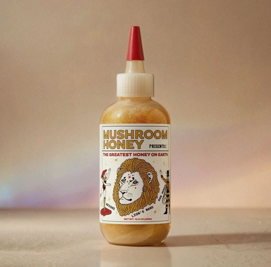 Mushroom Honey with Lion's Mane and Reishi