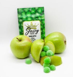 Juicy Sour Apple Gummies 100mg