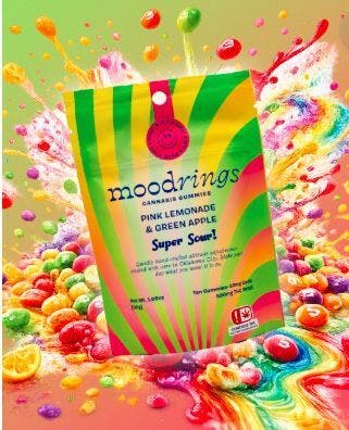 Mood Rings Super Sour Gummy Rings 500mg