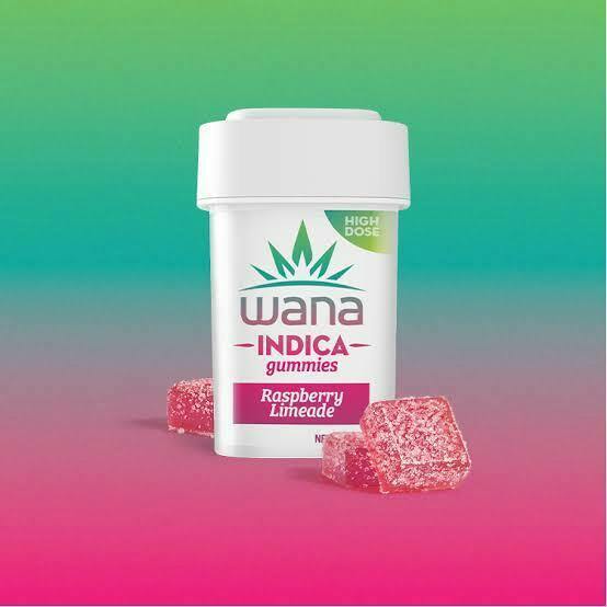 Wana - Raspberry Limeade - 100mg Gummies