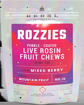Rebel Edibles Rozzies Mixed Berry