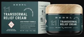 Rebel Transdermal Relief Cream 400:400 THC/CBD