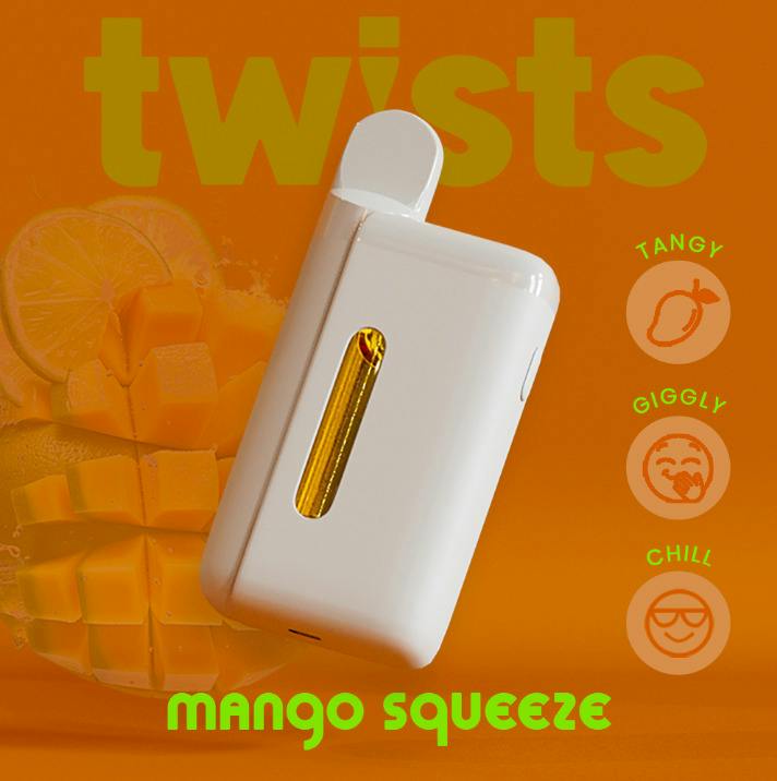 Oil Twists Tanker (4g) - Mango Squeeze Flavor