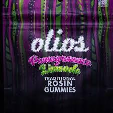 Olio Rosin Gummies Pomegranate Limeade (100mg) - REC
