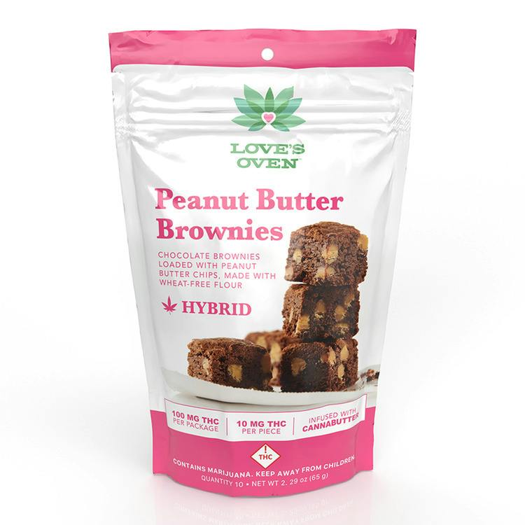 Peanut Butter Brownie (Gluten Free) (100mg) - REC