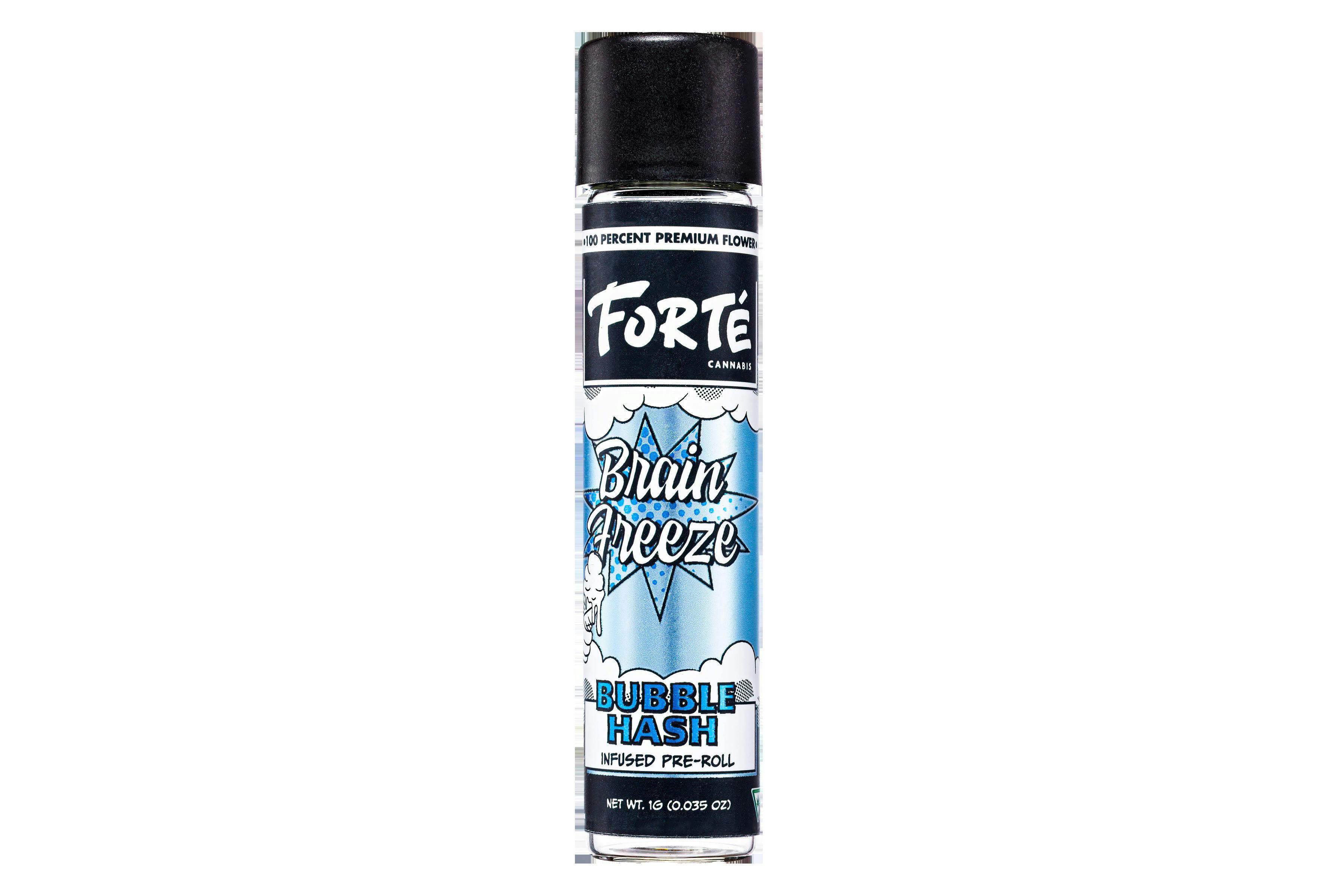 Forte | Brain Freeze | 1g Bubble Hash Infused Pre-Roll
