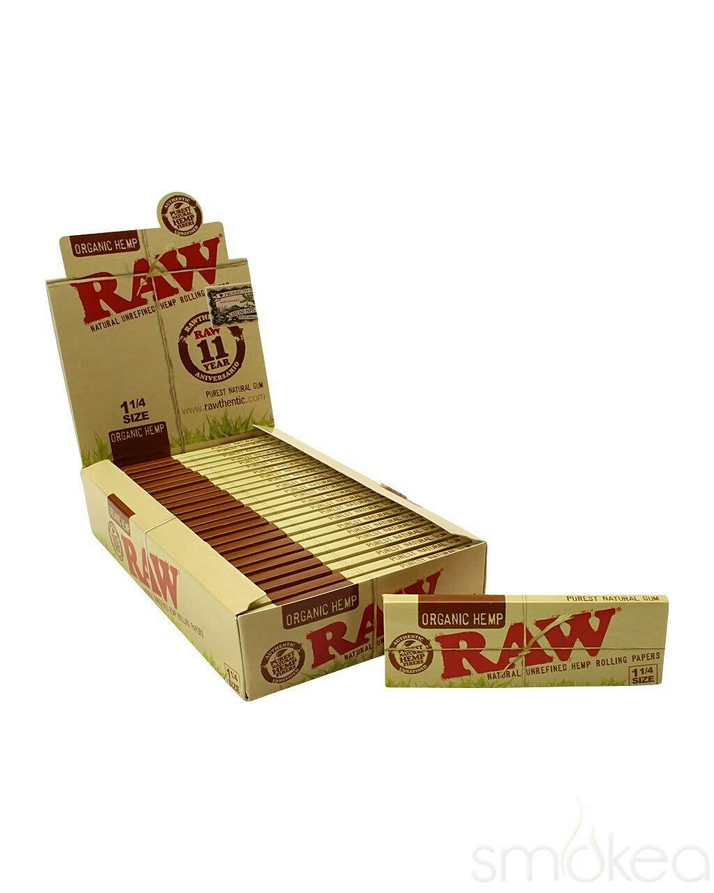 RAW ORGANIC HEMP 1 1/4