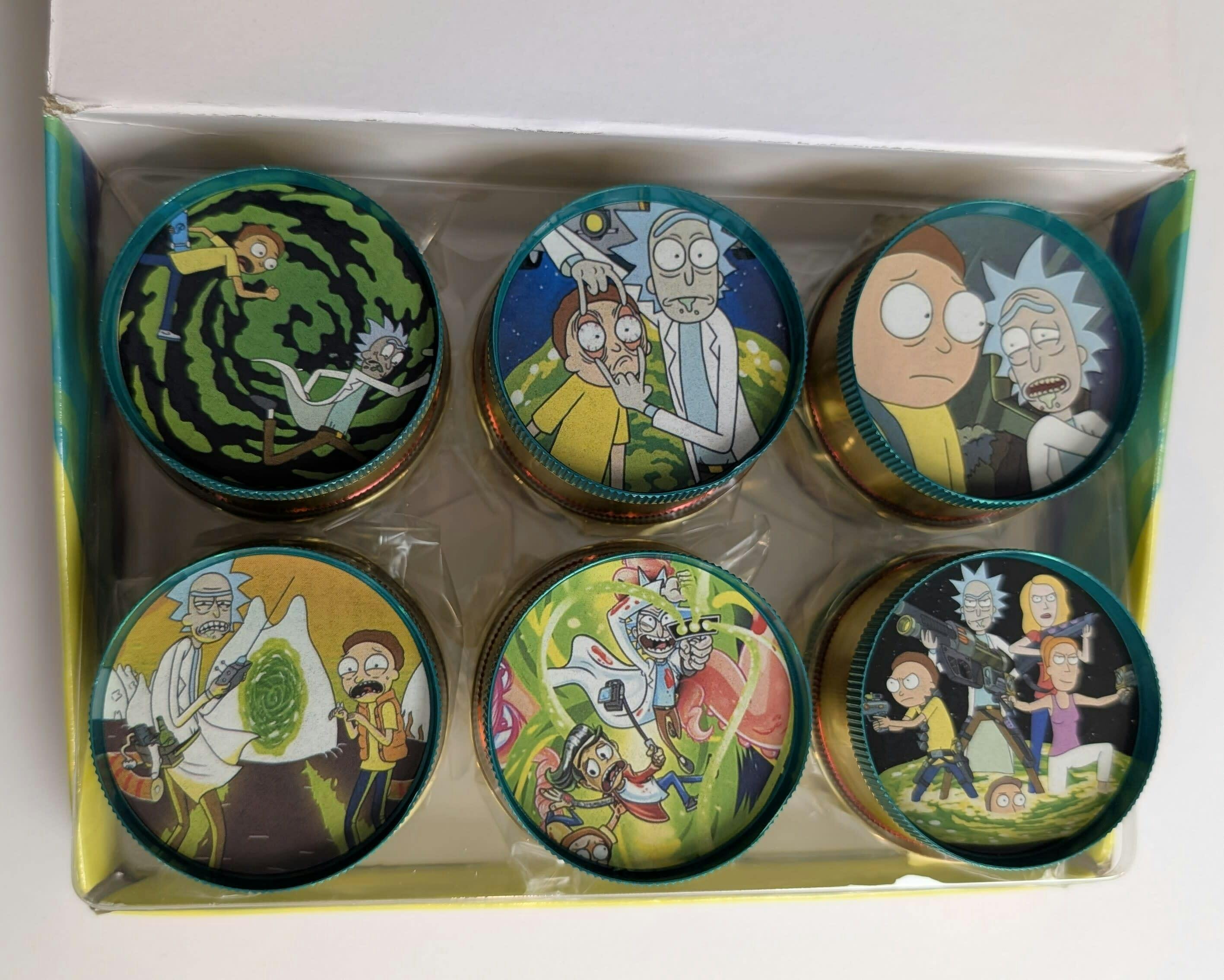 Rick & Morty 3 Piece Metal Grinder