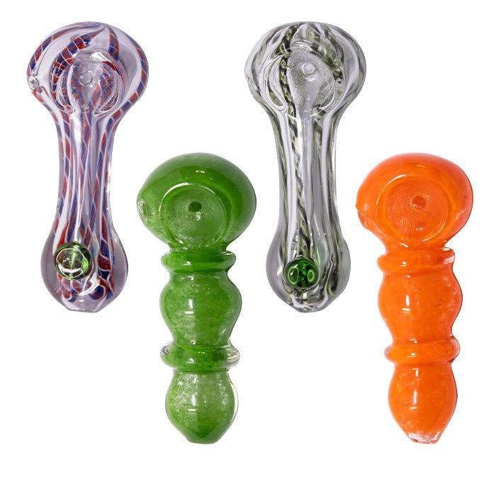 Assorted Design Insideout Glass Pipe 3.5 Inches