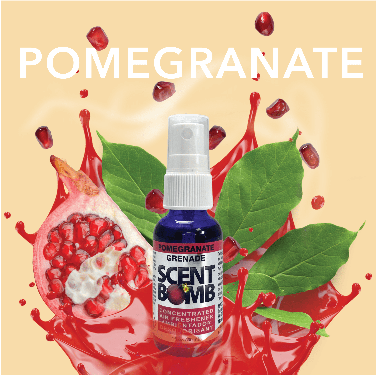 Scent Bomb Spray Pomegranate Grenade