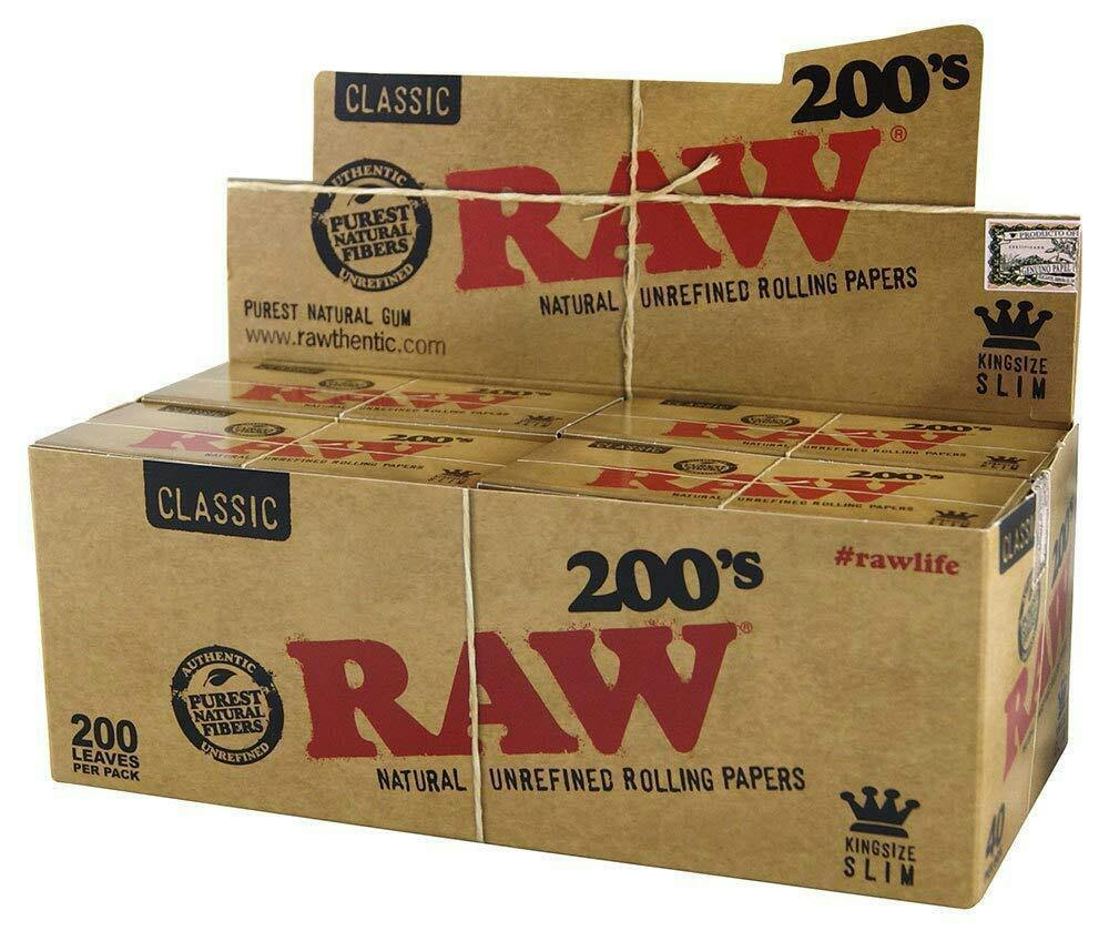 RAW Classic Slim 200s Rolling Paper