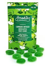 Smokiez - Green Apple 1:1 Fruit Chews 100mg:100mg