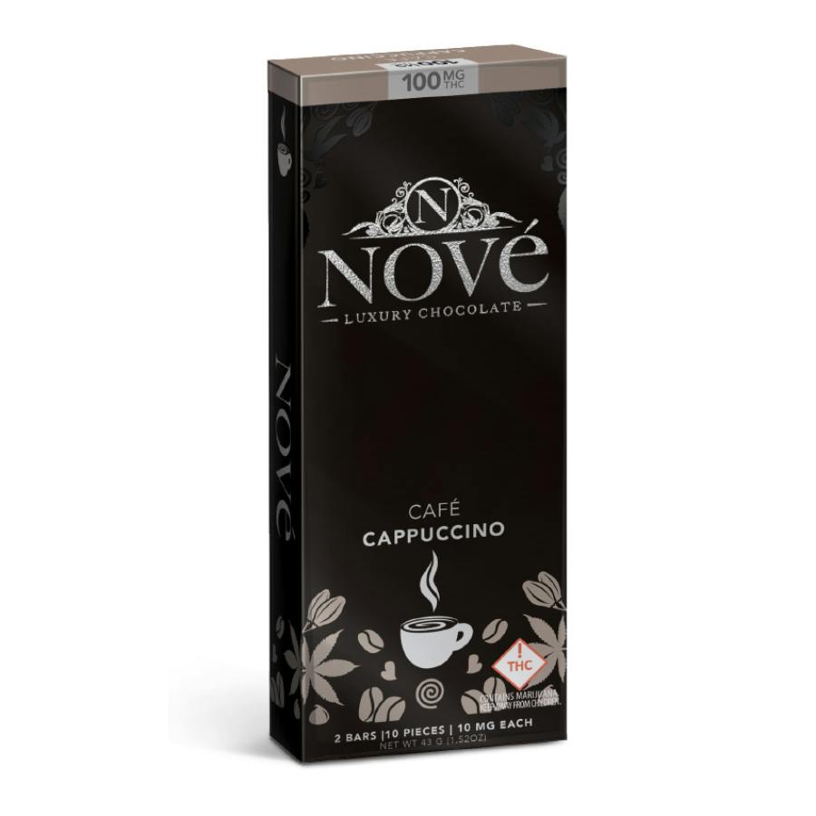 Nove Cafe Cappuccino Chocolate Bar 100mg