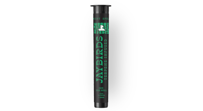 Jaybirds Terpene Infused 1G Pre-Roll: Spearmint