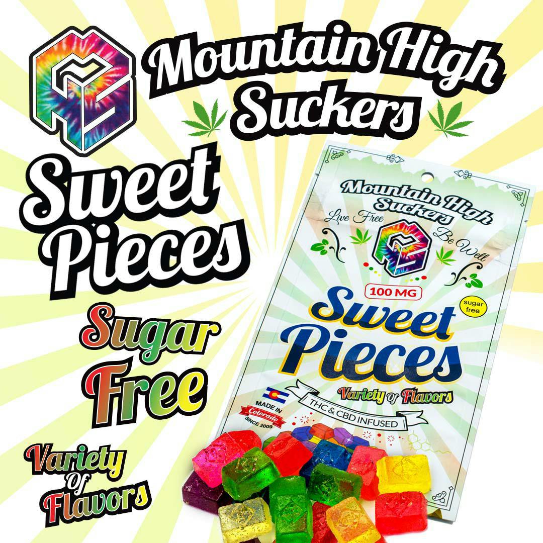 MHS | SUGAR-FREE Sweet Pieces: Assorted Flavors (100mg)