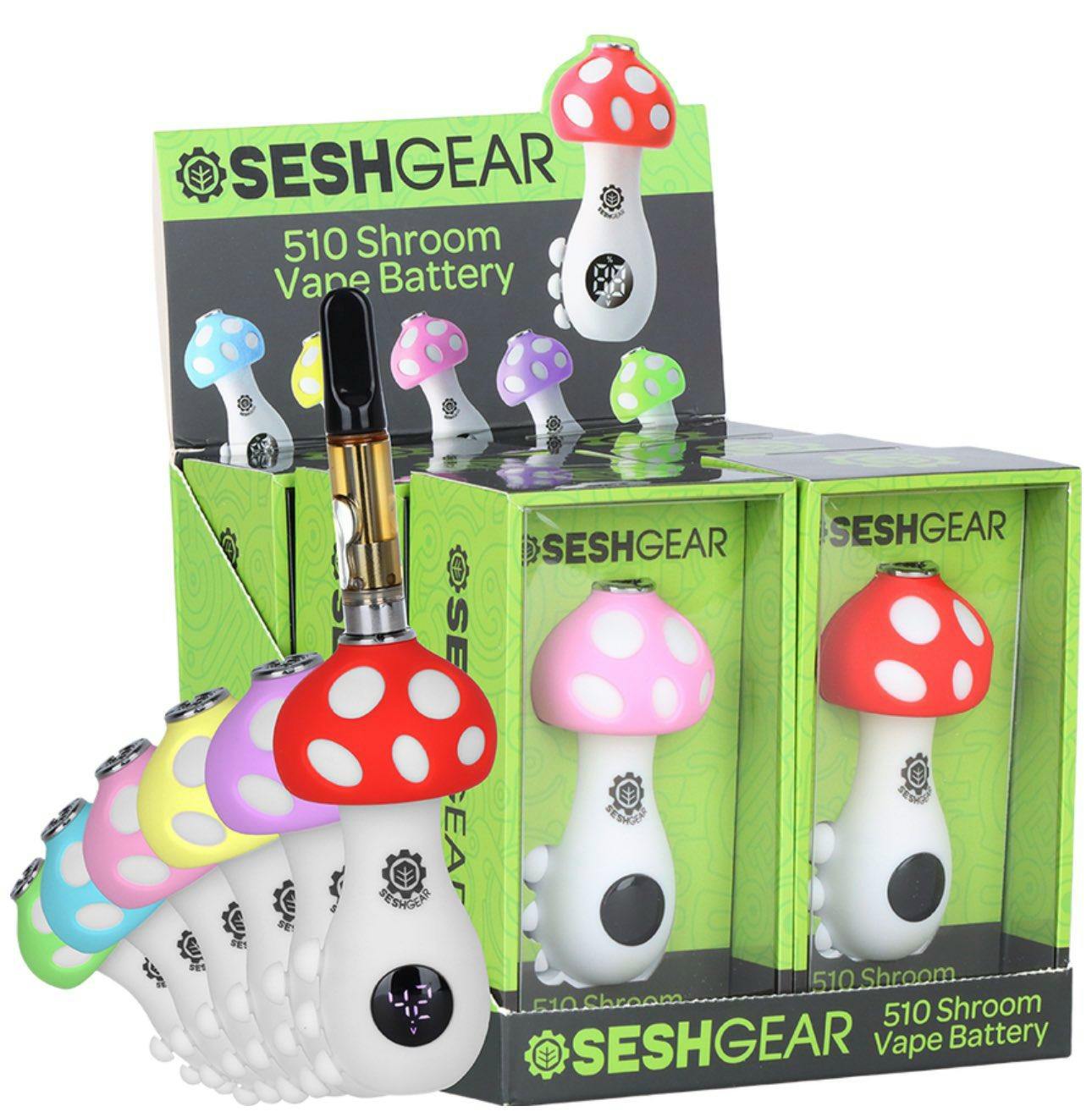 SeshGear Mushroom 510 battery