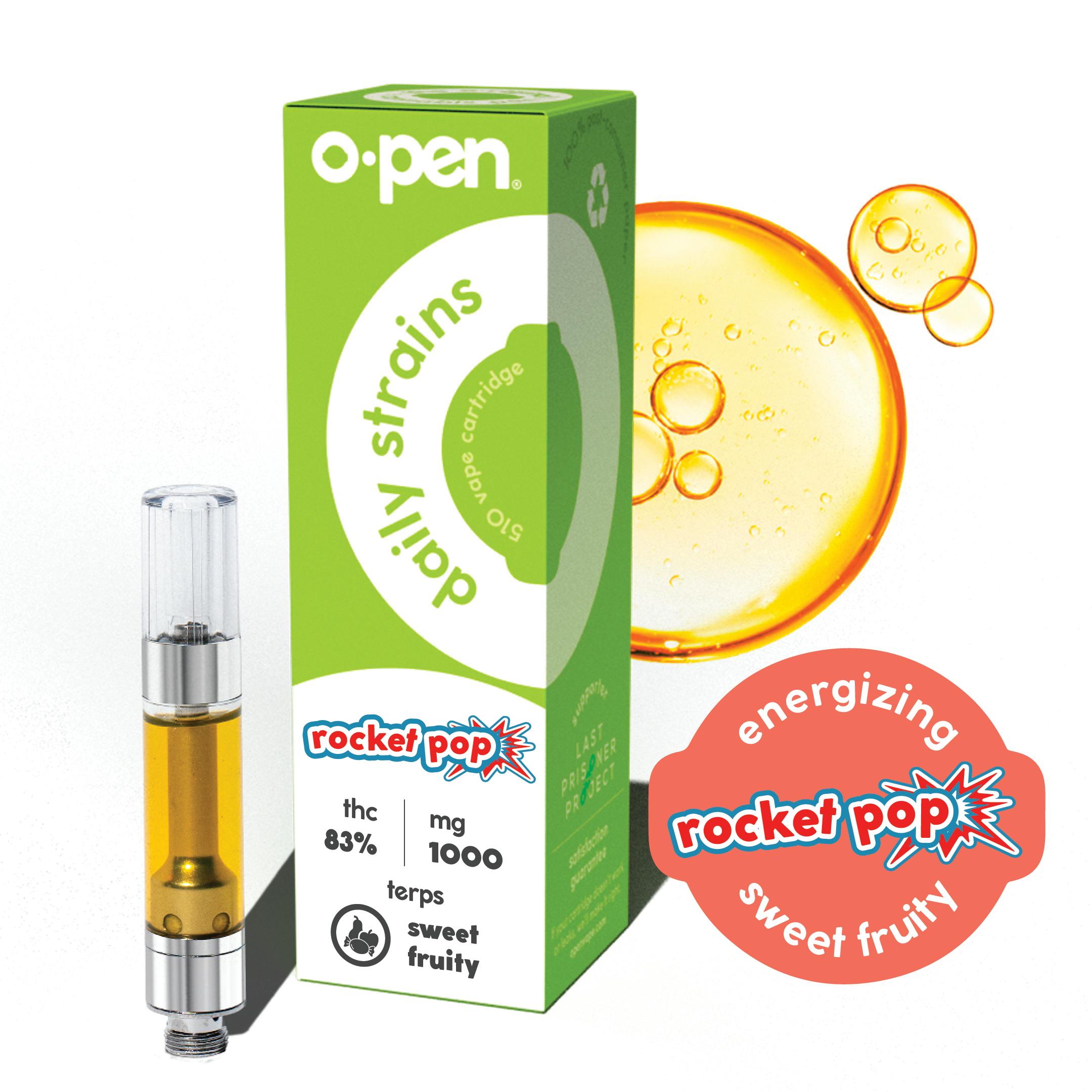 O.Pen Daily | Rocket Pop (Energizing) 1000mg cannabis product