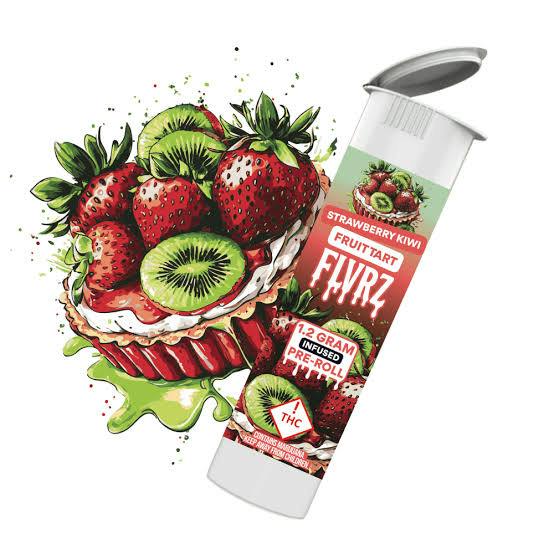 FLVRZ - Strawberry Kiwi Fruit Tart 1.2g Infused Joint