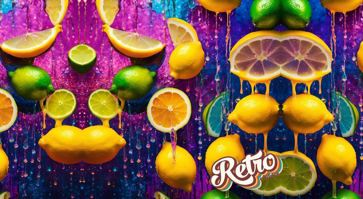 Retro Vibes Syrup - Fast Acting - Citrus - 100mg