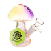 SeshGear Electroplated Mushroom Glass Bubbler | 4.75" | 14mm F