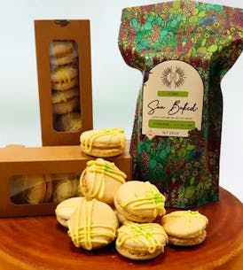 Sun Baked | Lemon Basil Macrons | 1:1 THC:CBD (S)