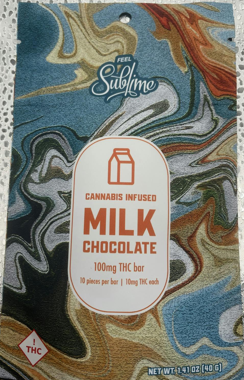 Sublime | Milk Chocolate Bar | 1000MG (H)