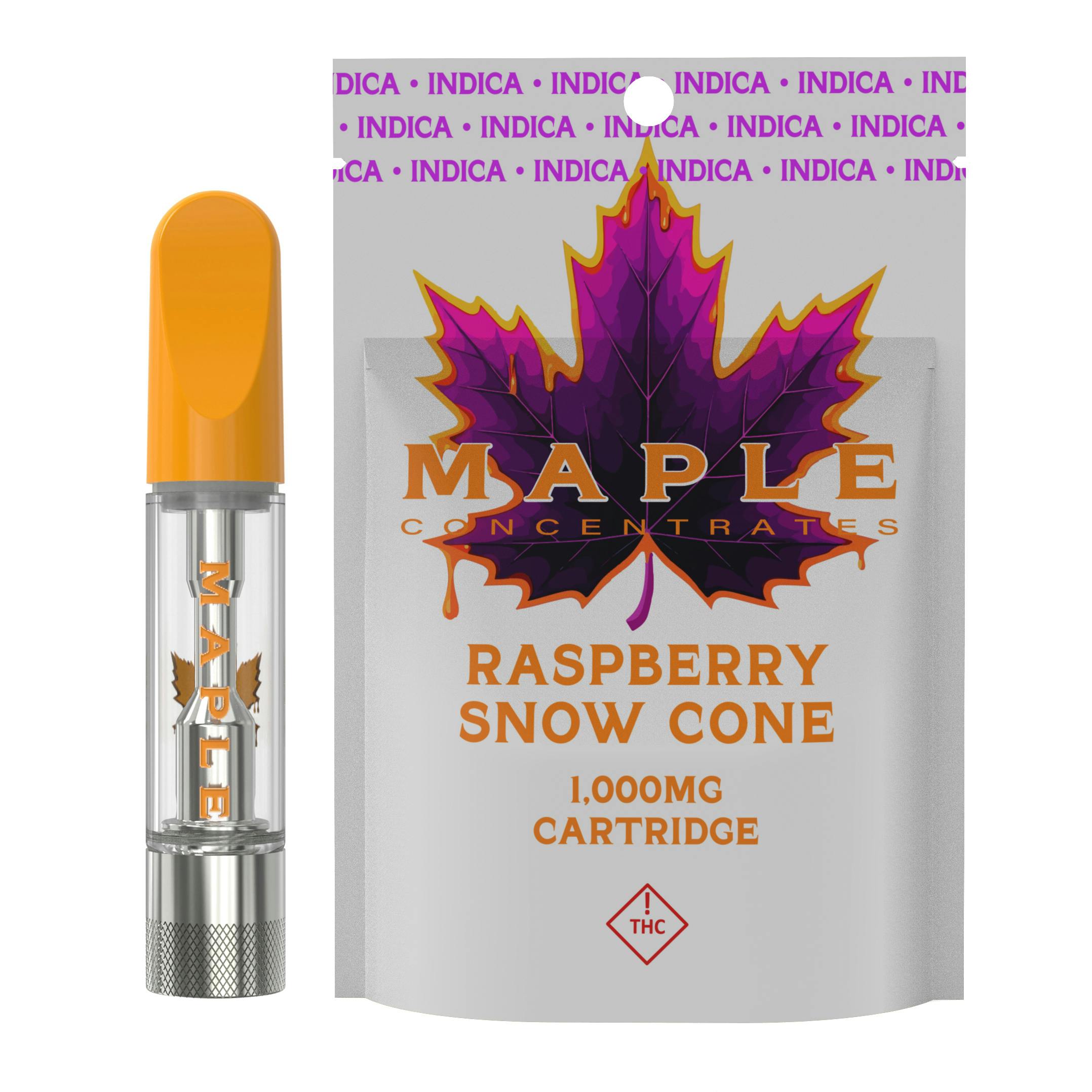 Maple Raspberry Snowcone