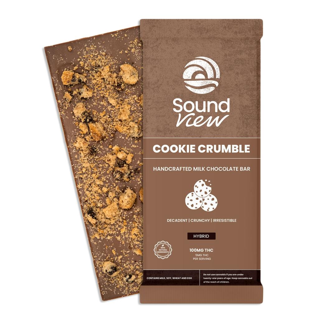 Soundview Cookie Crumble Milk Chocolate 100mg [20pk]