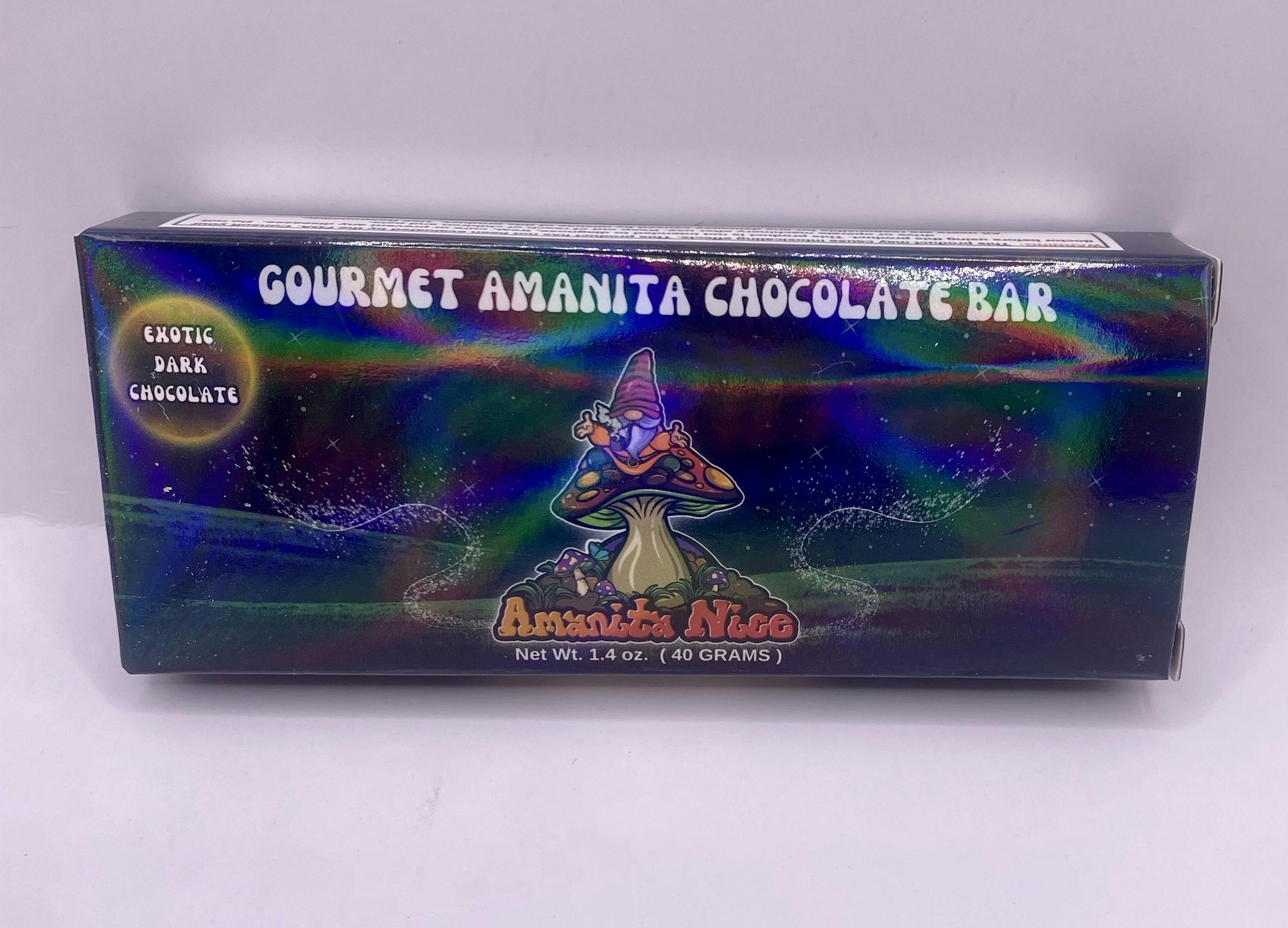 Exotic Dark Chocolate Gourmet Mushroom Bar - Amanita