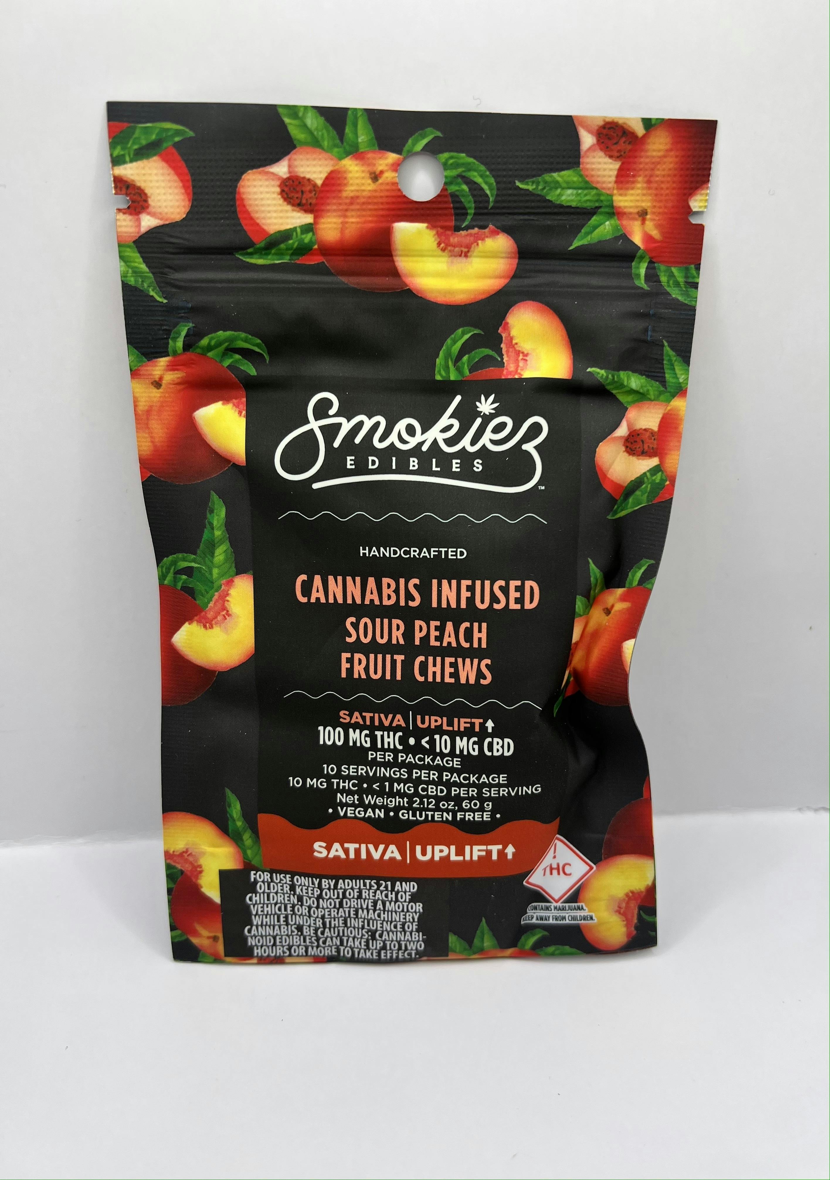 Smokiez - Sour Peach - 100mg - 20