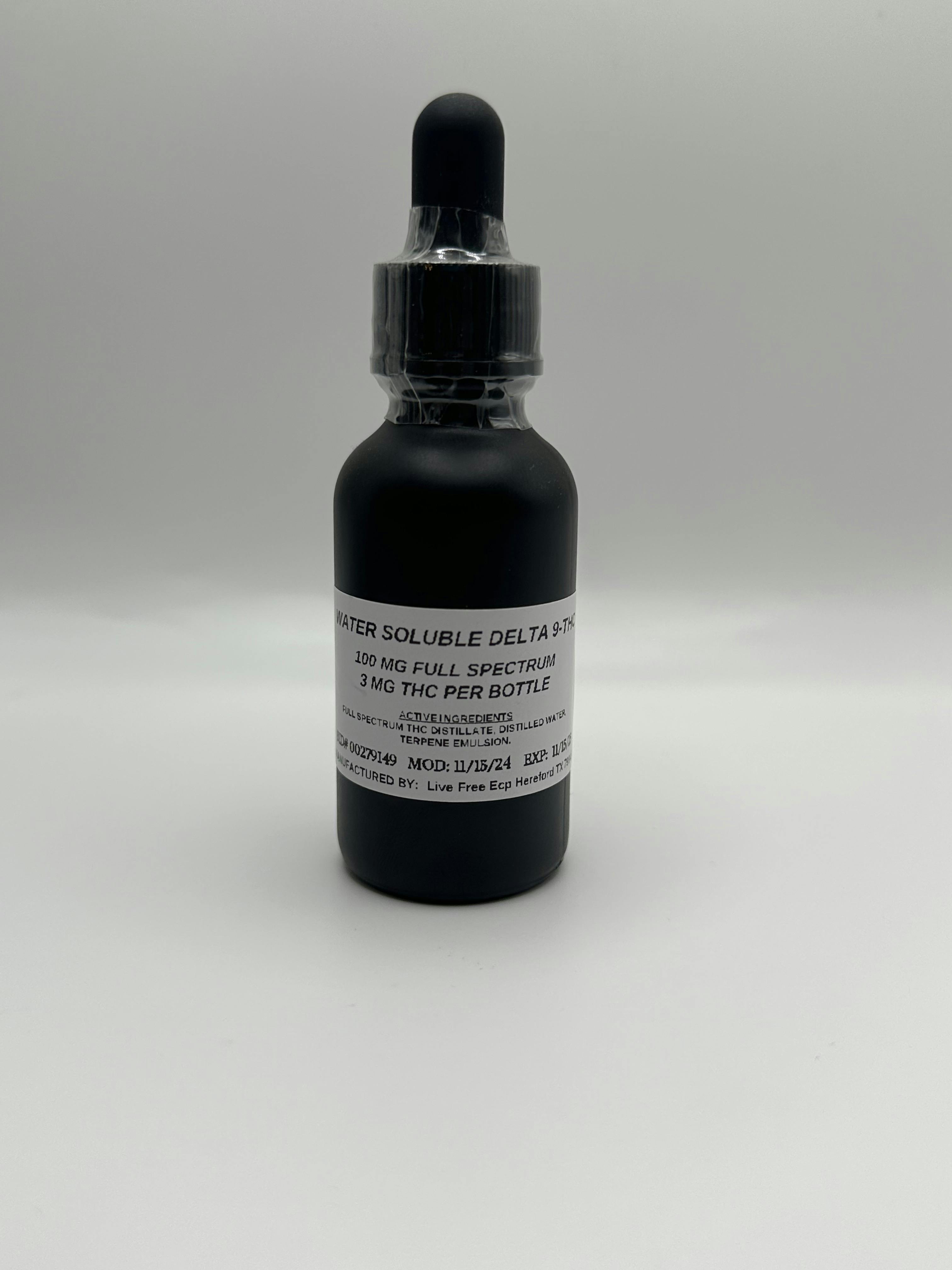 100 mg THC Water Soluble Infusion (Bottle)