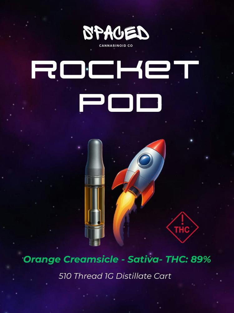 (Orange Creamsicle) 1g Rocket Pod Cartridge