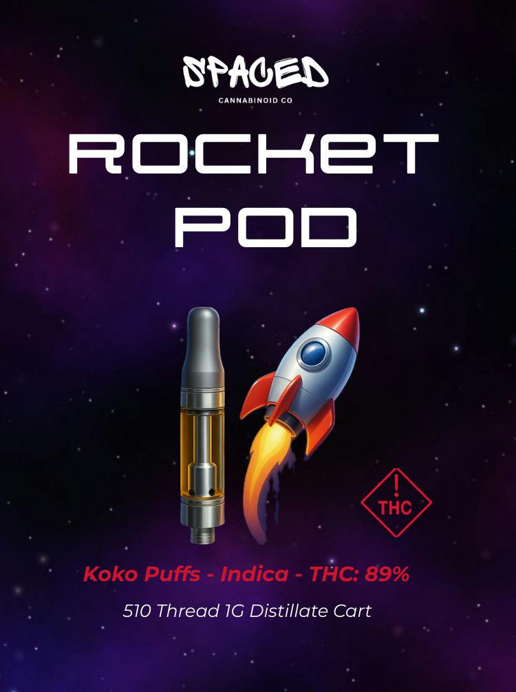 (Koko Puffs) 1g Rocket Pod Cartridge
