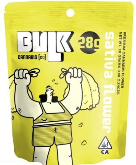 Bulk Flower: BULK FLOWER 28G SATIVA ACAPULCO GOLD