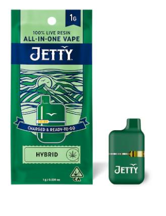 Jetty Vanilla Clove Live Resin AIO 1g - 1 g