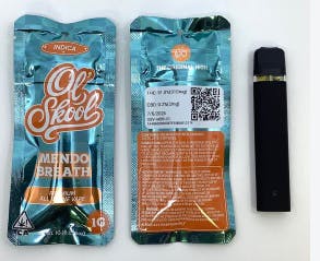 Ol Skool Mendo Breath AIO Vape 1g - 1 g