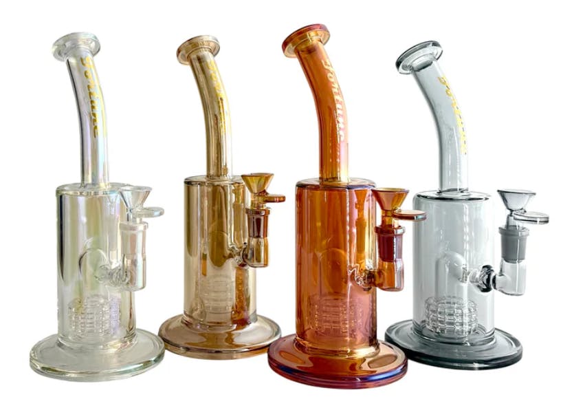 10" Electroplated Perc Bong