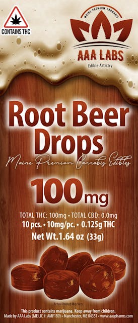 Hard Candy Root Beer Drops