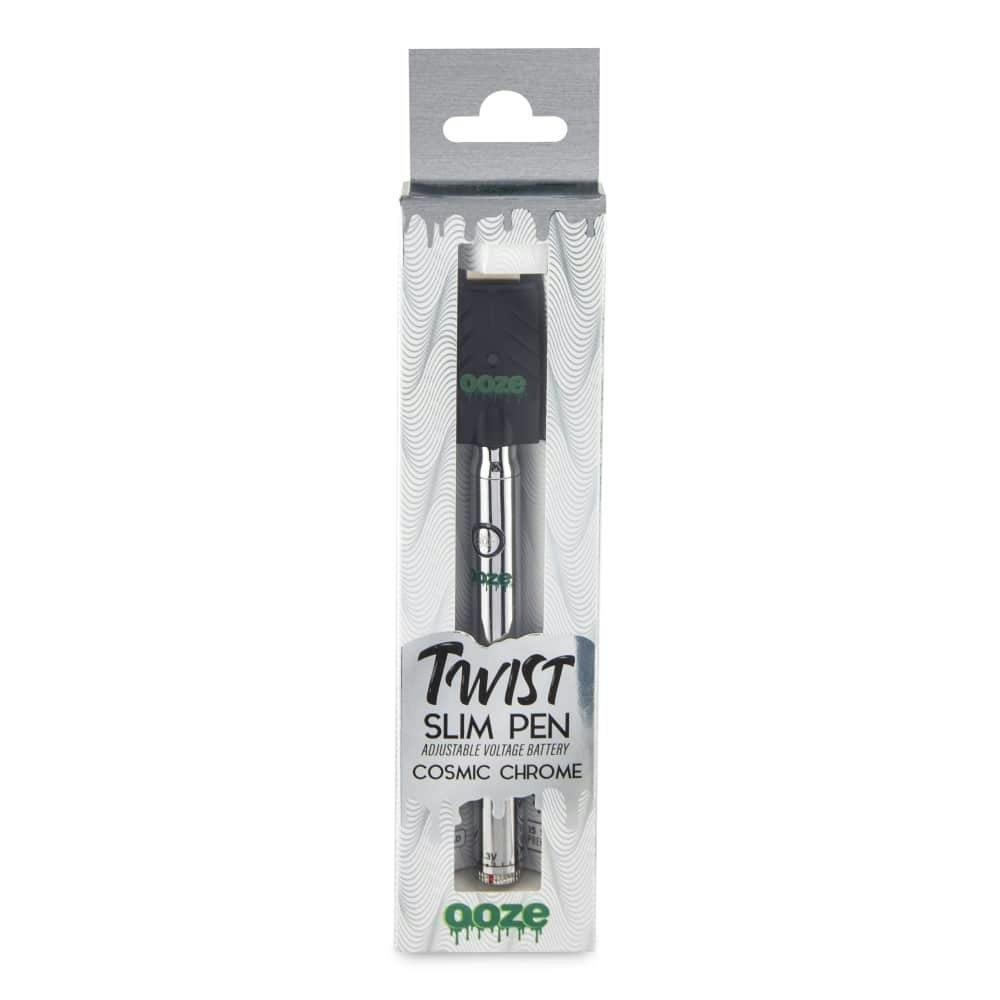 Ooze - 320mAh Slim Twist 510 Thread Battery - Cosmic Chrome