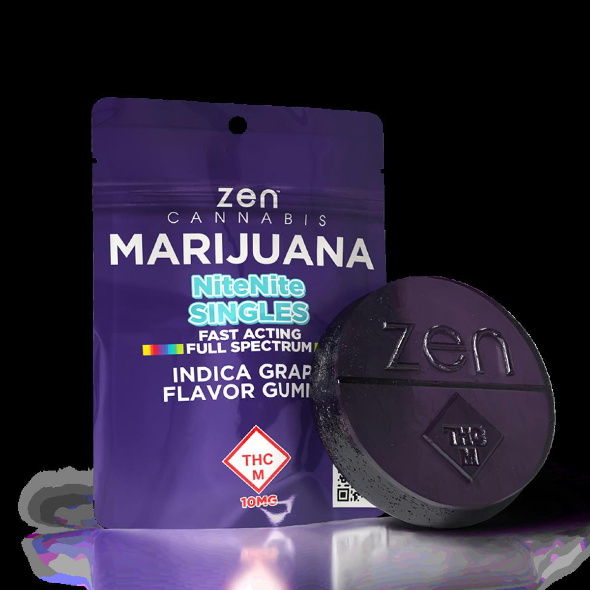 4:1 NiteNite (Indica) Grape Gummy 1pk