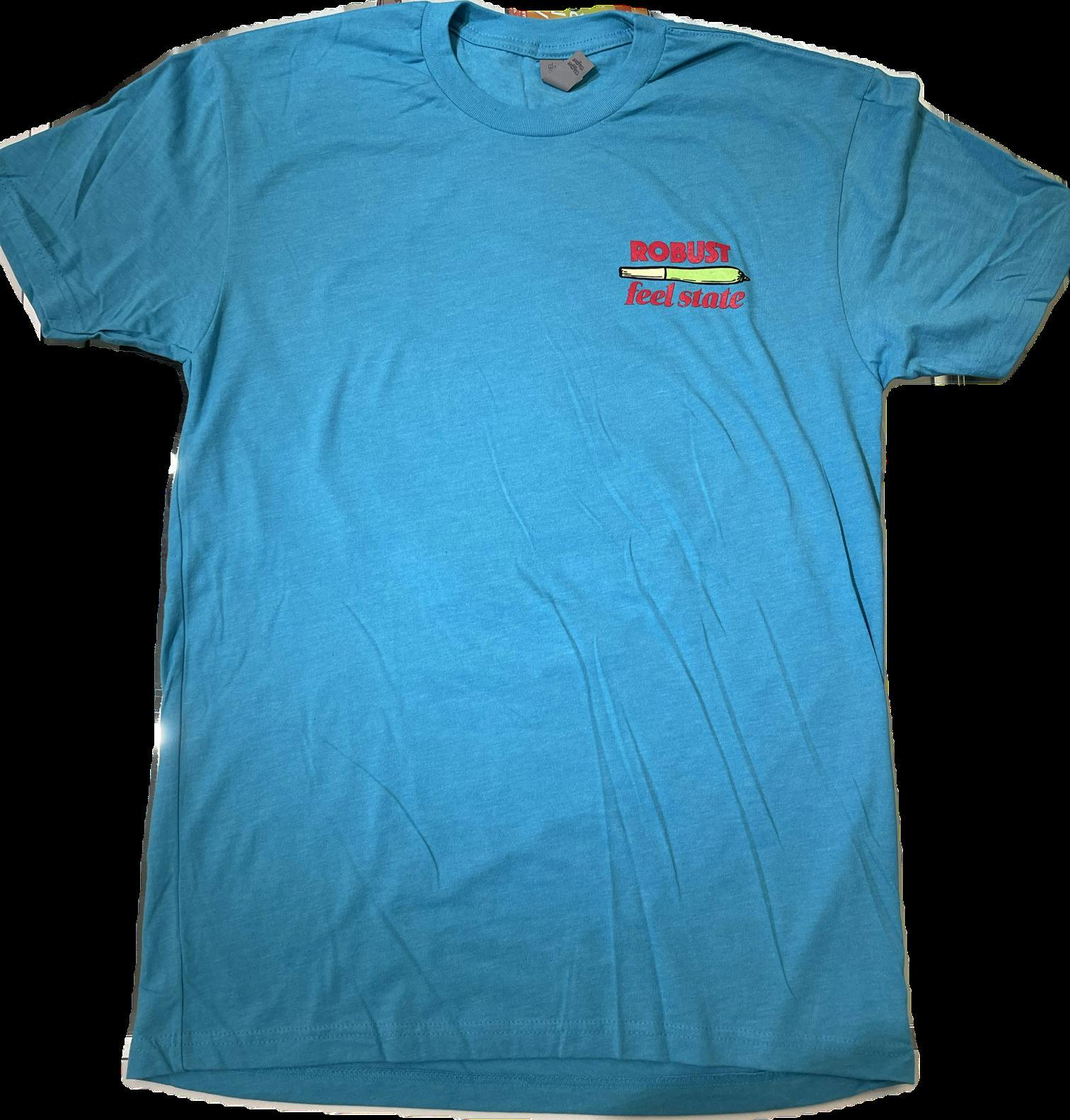 Robust - Blue Collab Short Sleeved Shirt - X-Large