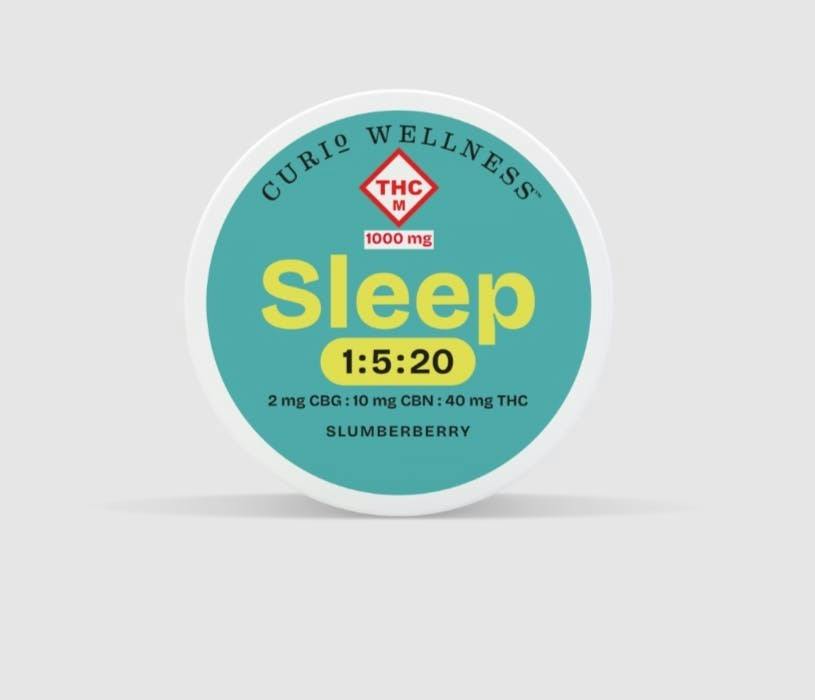 "Slumberberry" Sleep Chew 1:5:20 CBG:CBN:THC (Indica) 25pk