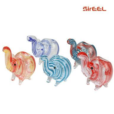 SirEEL - Elephant Pipe - Clear/Pink