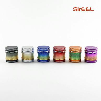 SirEEL - 63mm Zinc 4pc Grinder - Assorted Gradient Colors