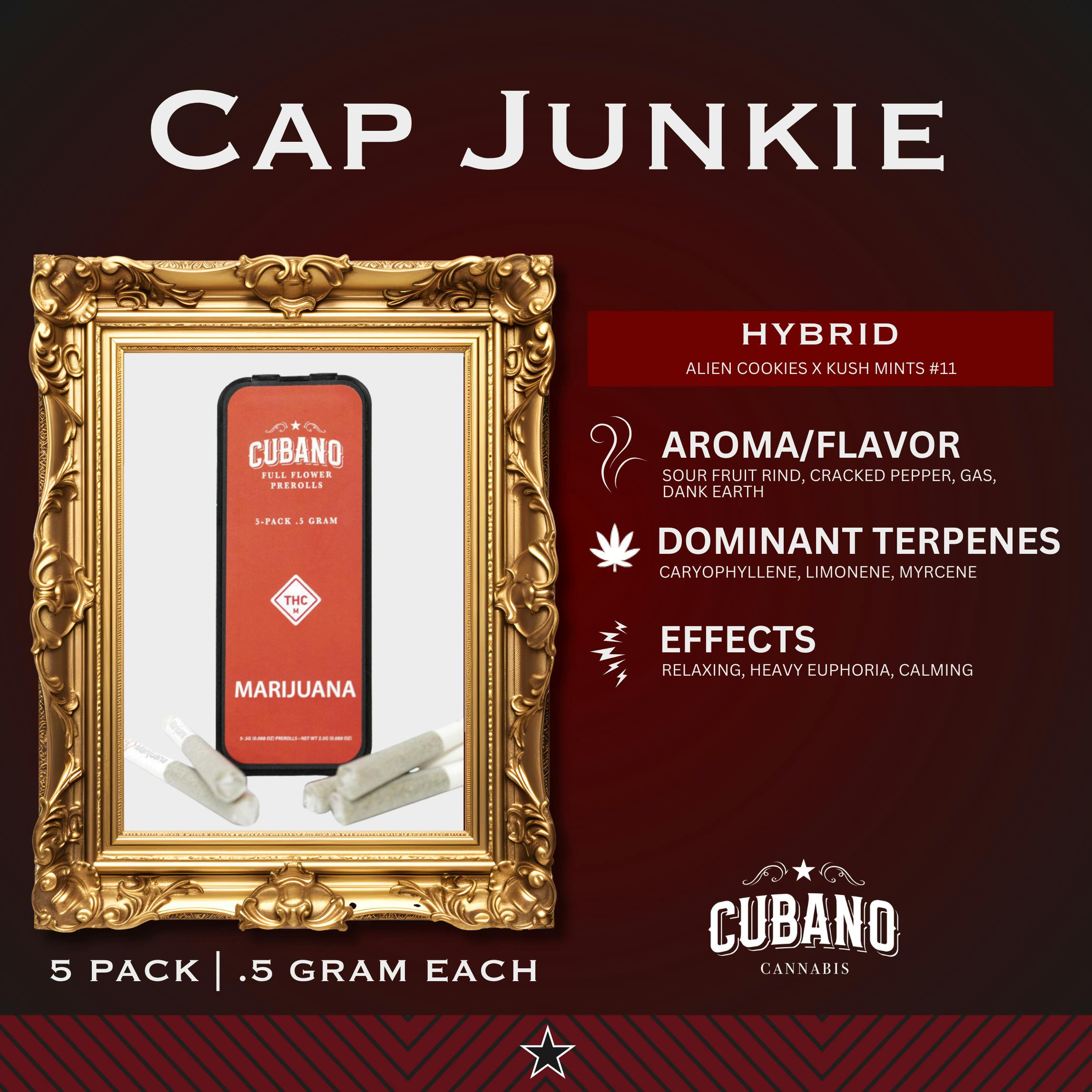 Cap Junkie (Hybrid) Preroll 5pk