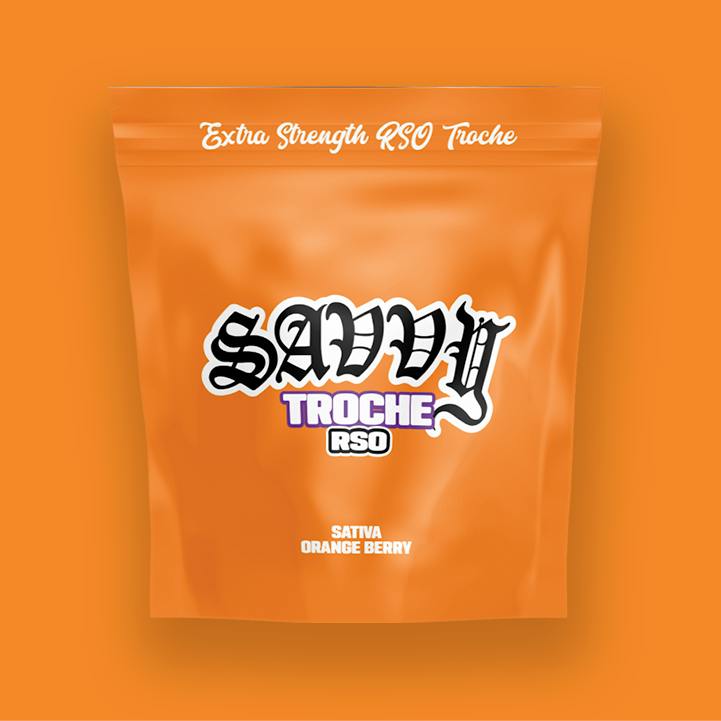 Savvy Guap Orange Berry RSO Troches 100mg [1pk] at Zen Leaf Cannabis Dispensary
